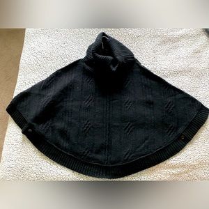 ALL SAINTS Black poncho